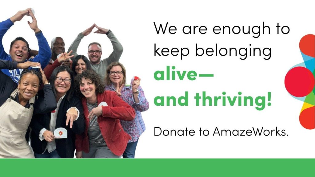 Banner - We are enough to keep belonging alive- and thriving.