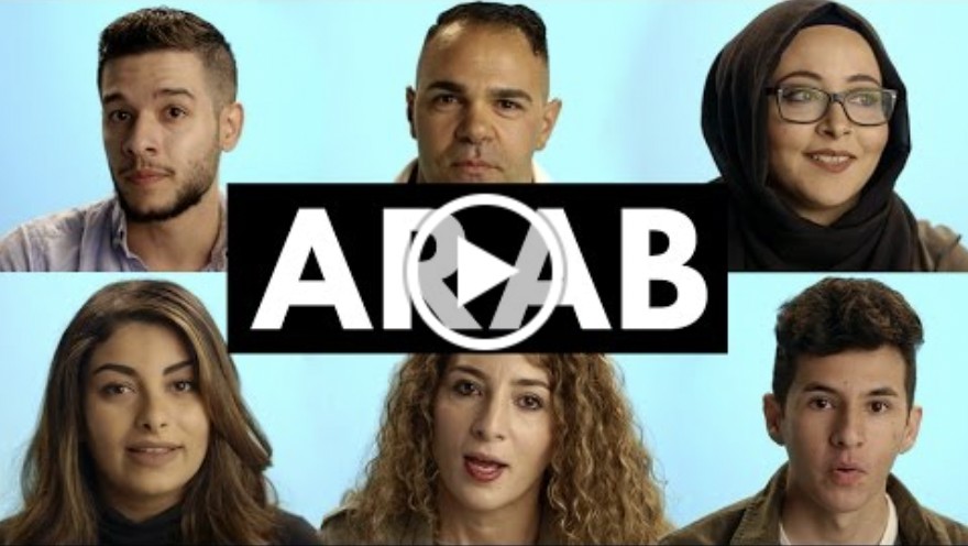A video screengrab of six Arab Americans speaking