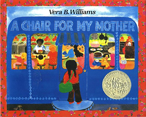 A Chair For My Mother book cover, picturing a girl entering a diner
